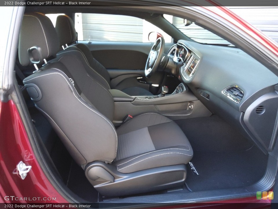 Black Interior Front Seat for the 2022 Dodge Challenger SRT Hellcat #145519742