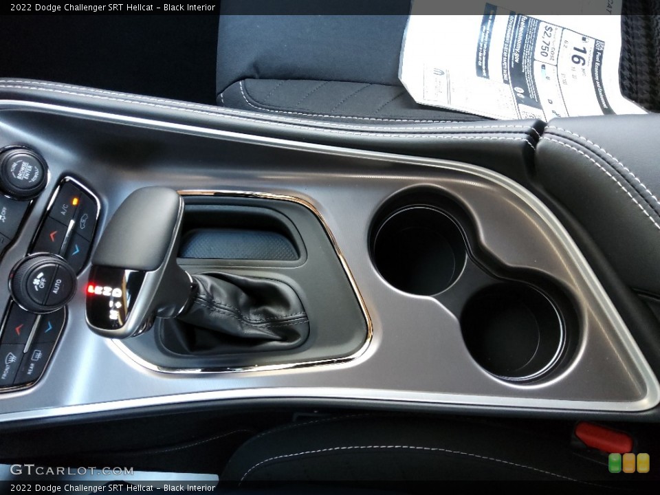 Black Interior Transmission for the 2022 Dodge Challenger SRT Hellcat #145519985