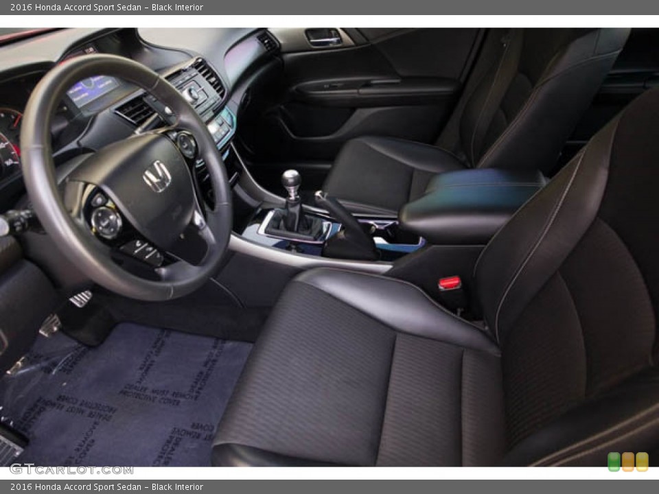 Black Interior Photo for the 2016 Honda Accord Sport Sedan #145520729