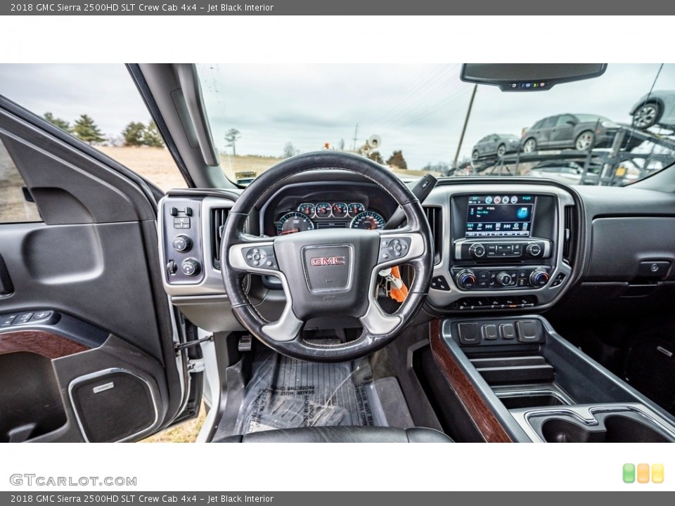 Jet Black Interior Dashboard for the 2018 GMC Sierra 2500HD SLT Crew Cab 4x4 #145521443