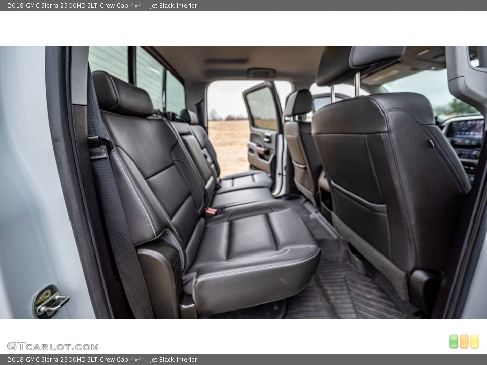 Jet Black Interior Rear Seat for the 2018 GMC Sierra 2500HD SLT Crew Cab 4x4 #145521497