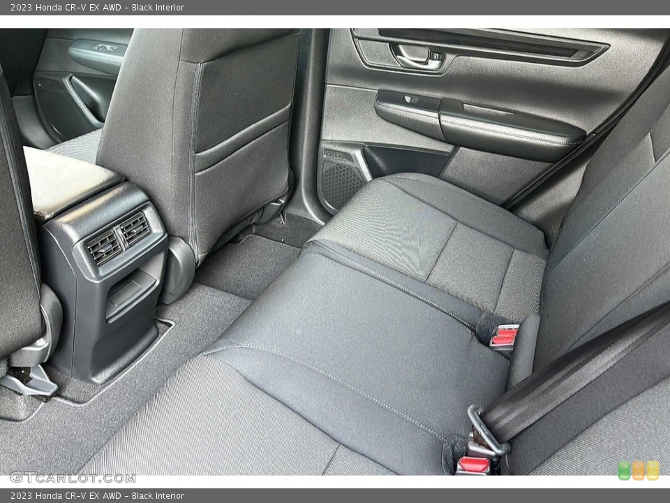 Black Interior Rear Seat for the 2023 Honda CR-V EX AWD #145522136