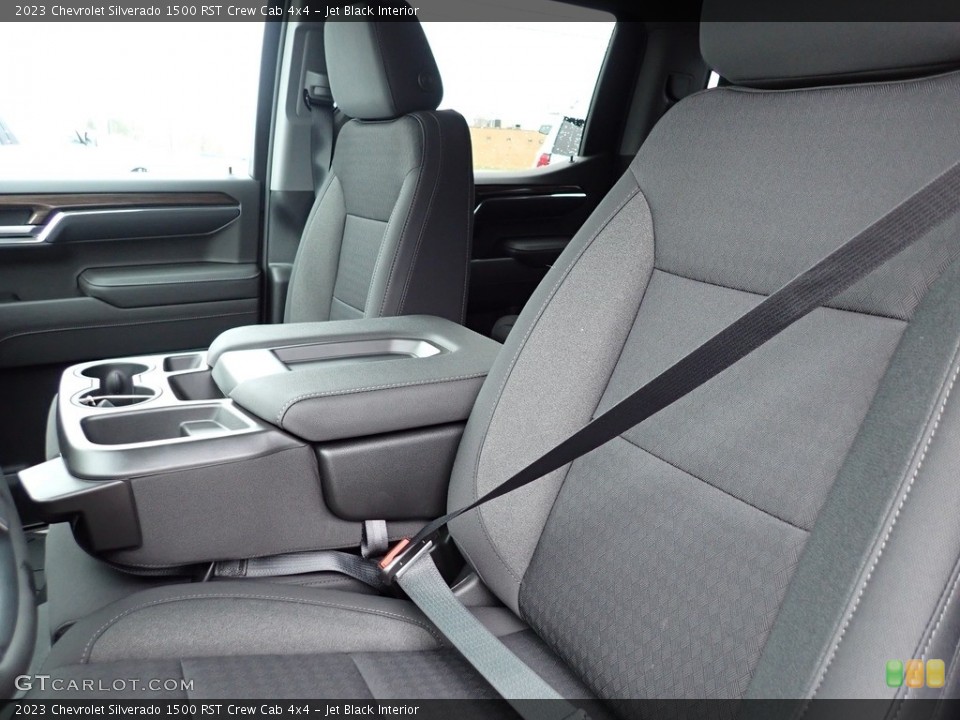 Jet Black Interior Front Seat for the 2023 Chevrolet Silverado 1500 RST Crew Cab 4x4 #145522226