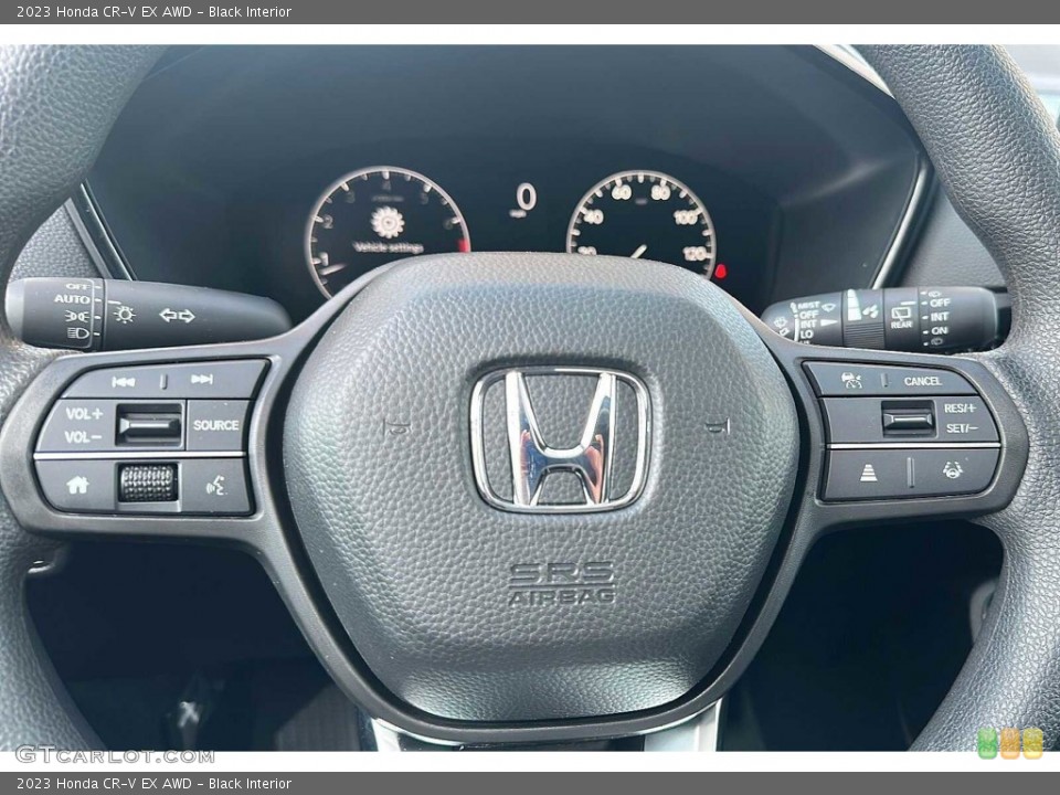 Black Interior Steering Wheel for the 2023 Honda CR-V EX AWD #145522358
