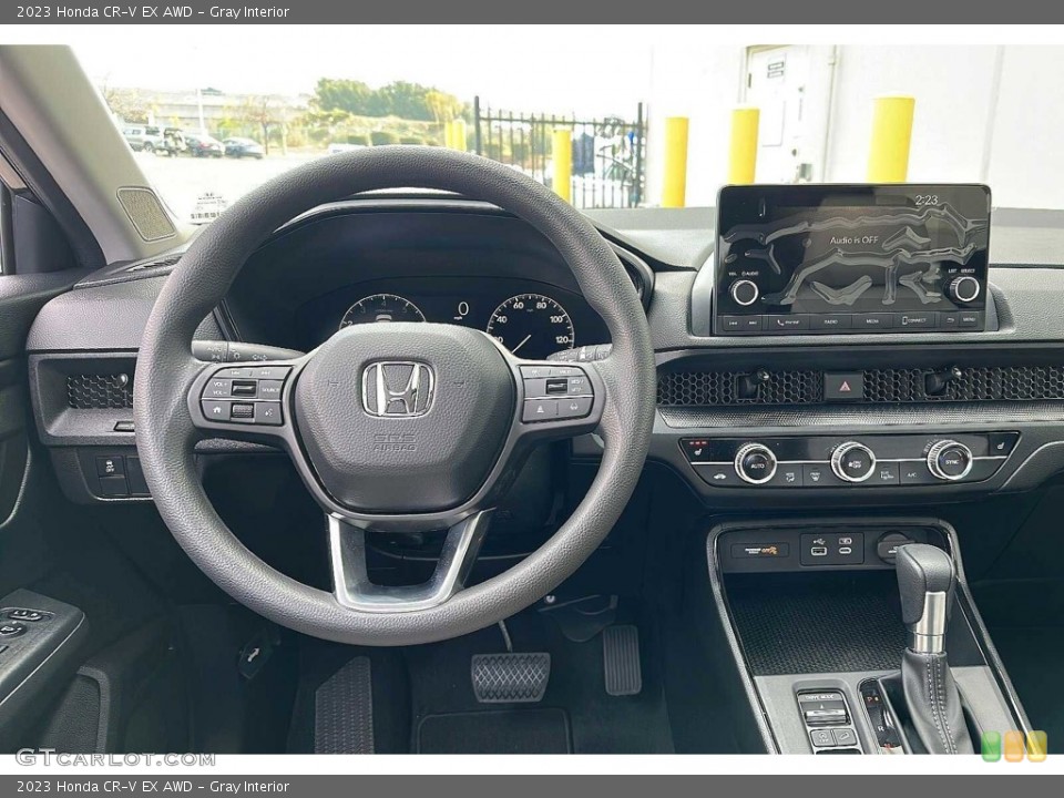 Gray Interior Dashboard for the 2023 Honda CR-V EX AWD #145522634