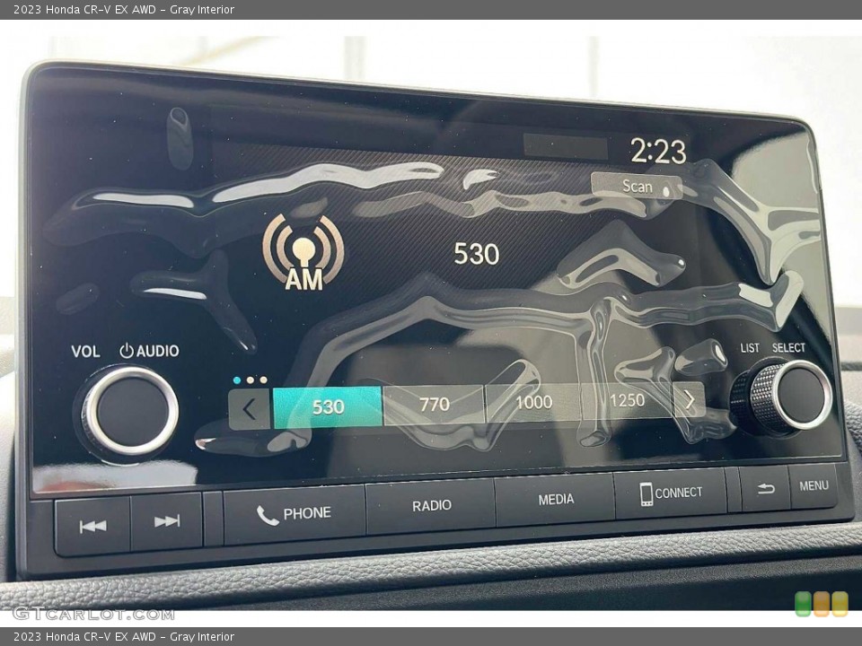 Gray Interior Audio System for the 2023 Honda CR-V EX AWD #145522703
