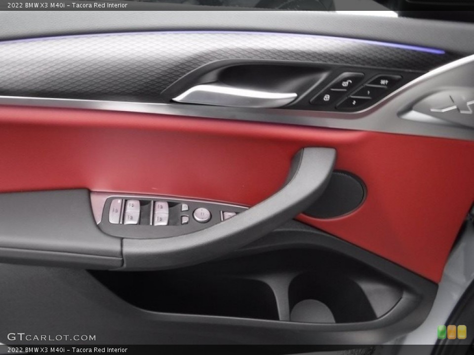Tacora Red Interior Door Panel for the 2022 BMW X3 M40i #145522898
