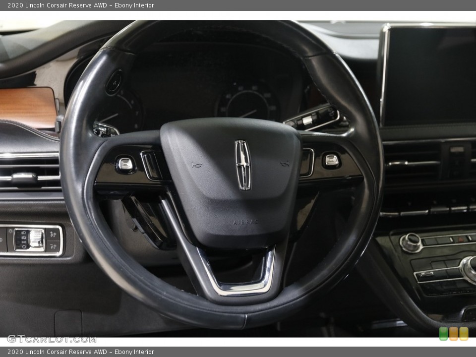 Ebony Interior Steering Wheel for the 2020 Lincoln Corsair Reserve AWD #145523168