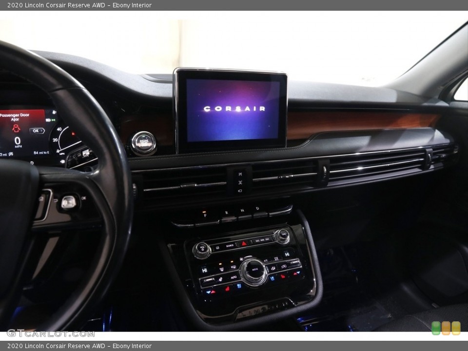 Ebony Interior Dashboard for the 2020 Lincoln Corsair Reserve AWD #145523198