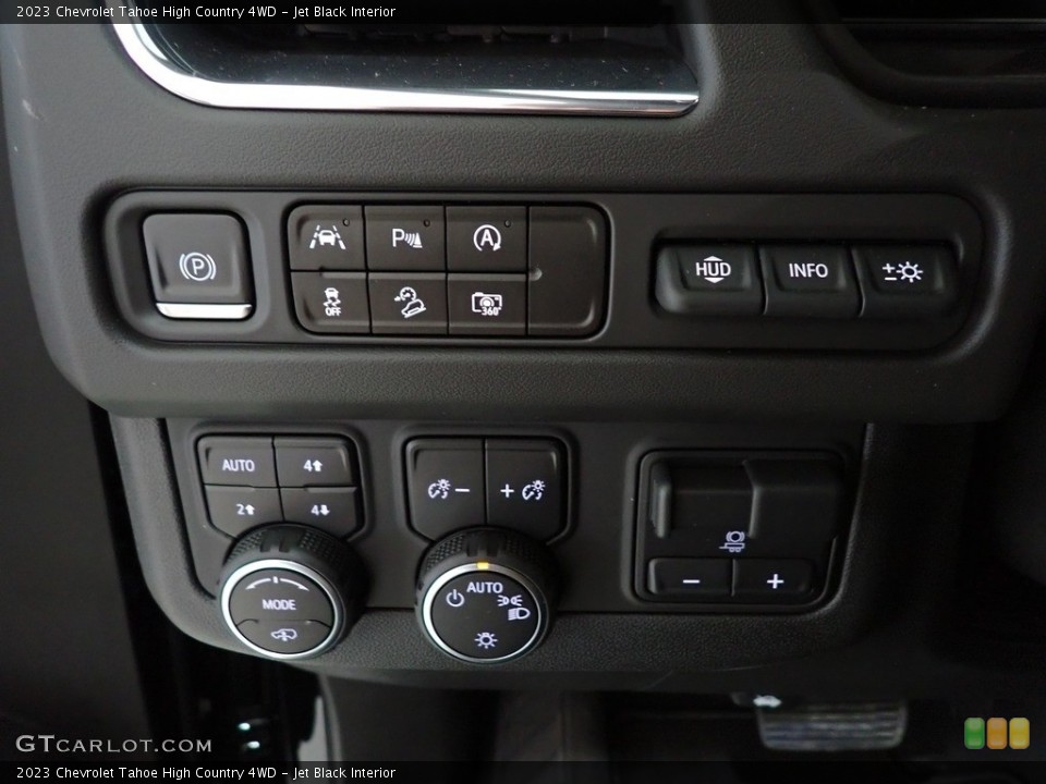 Jet Black Interior Controls for the 2023 Chevrolet Tahoe High Country 4WD #145523282