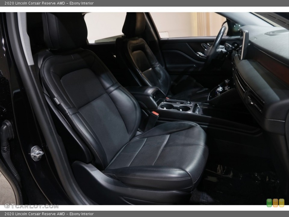 Ebony Interior Front Seat for the 2020 Lincoln Corsair Reserve AWD #145523324