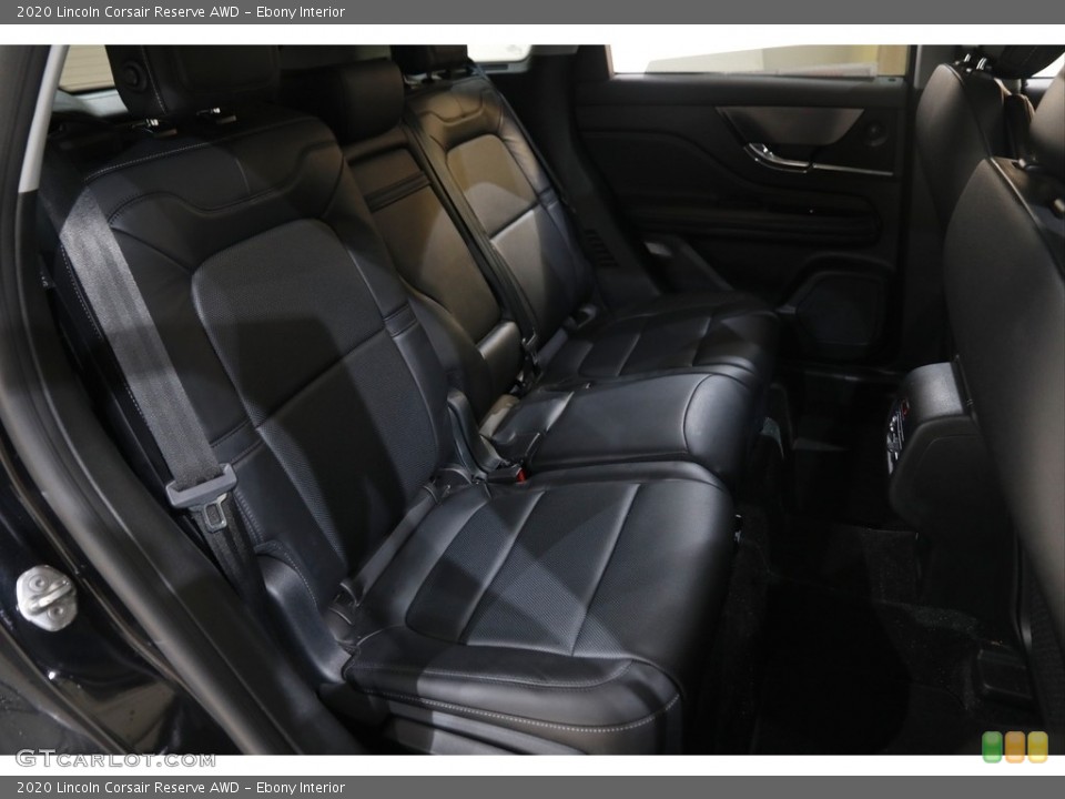 Ebony Interior Rear Seat for the 2020 Lincoln Corsair Reserve AWD #145523345