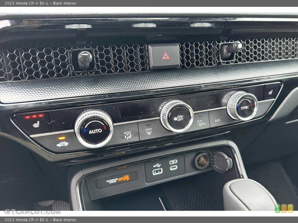 Black Interior Controls for the 2023 Honda CR-V EX-L #145523816