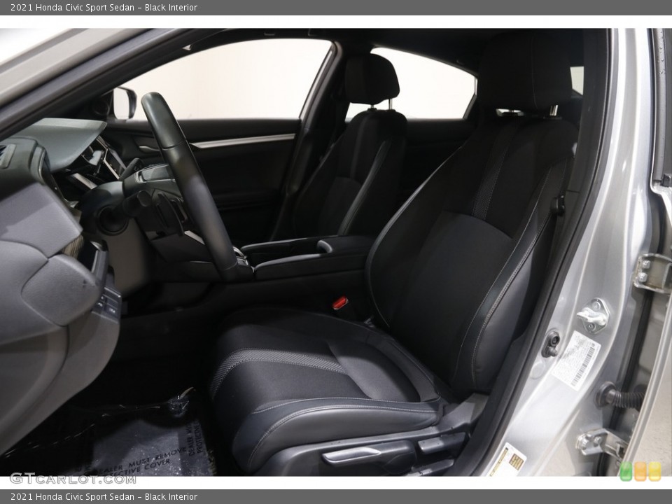 Black Interior Front Seat for the 2021 Honda Civic Sport Sedan #145524629