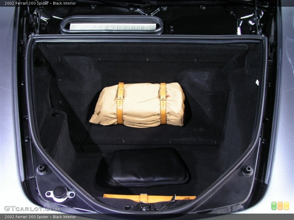 Black Interior Trunk for the 2002 Ferrari 360 Spider #145525