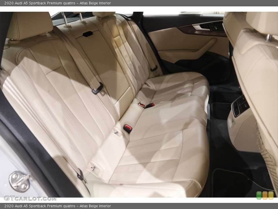 Atlas Beige Interior Rear Seat for the 2020 Audi A5 Sportback Premium quattro #145526480