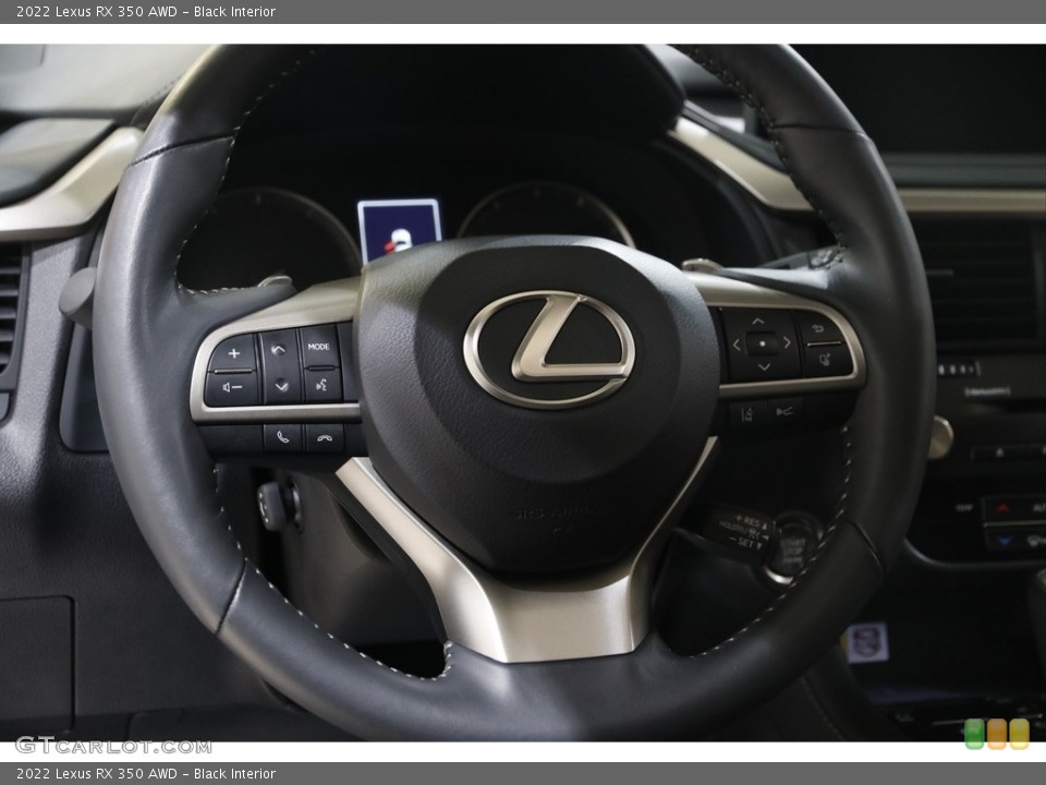 Black Interior Steering Wheel for the 2022 Lexus RX 350 AWD #145526750