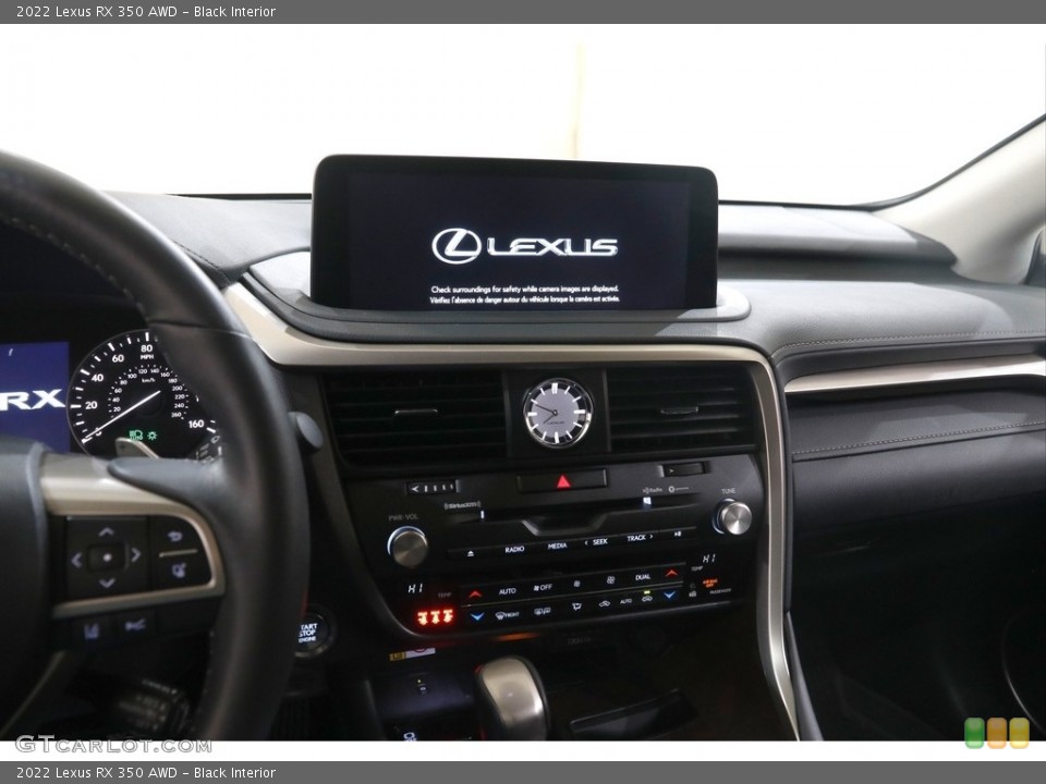Black Interior Controls for the 2022 Lexus RX 350 AWD #145526795