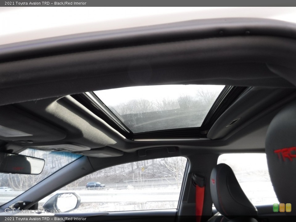 Black/Red Interior Sunroof for the 2021 Toyota Avalon TRD #145527284