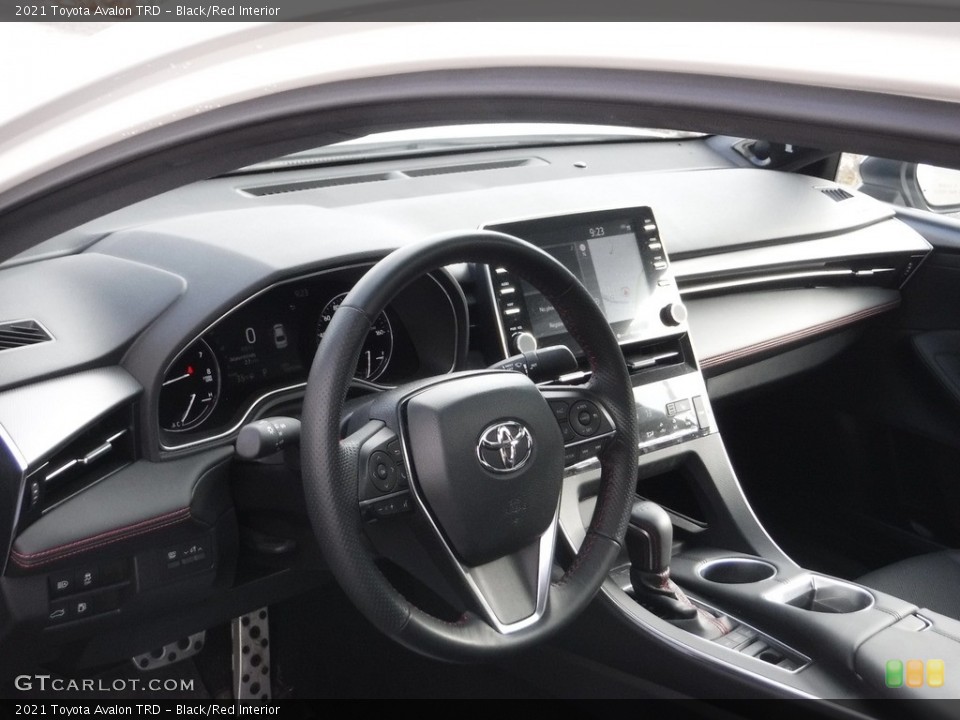 Black/Red Interior Steering Wheel for the 2021 Toyota Avalon TRD #145527299