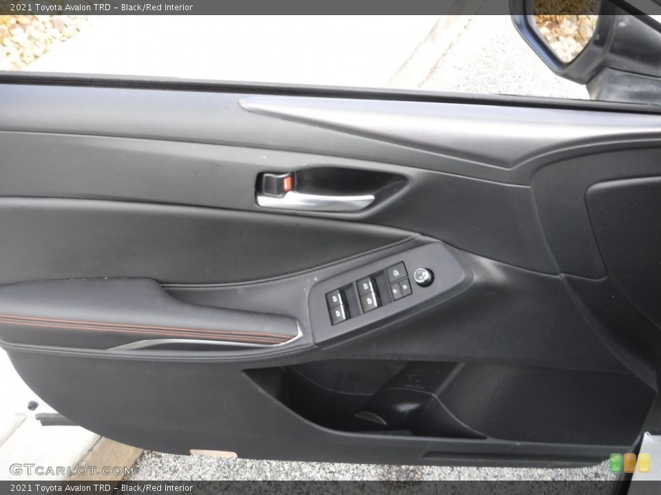 Black/Red Interior Door Panel for the 2021 Toyota Avalon TRD #145527320