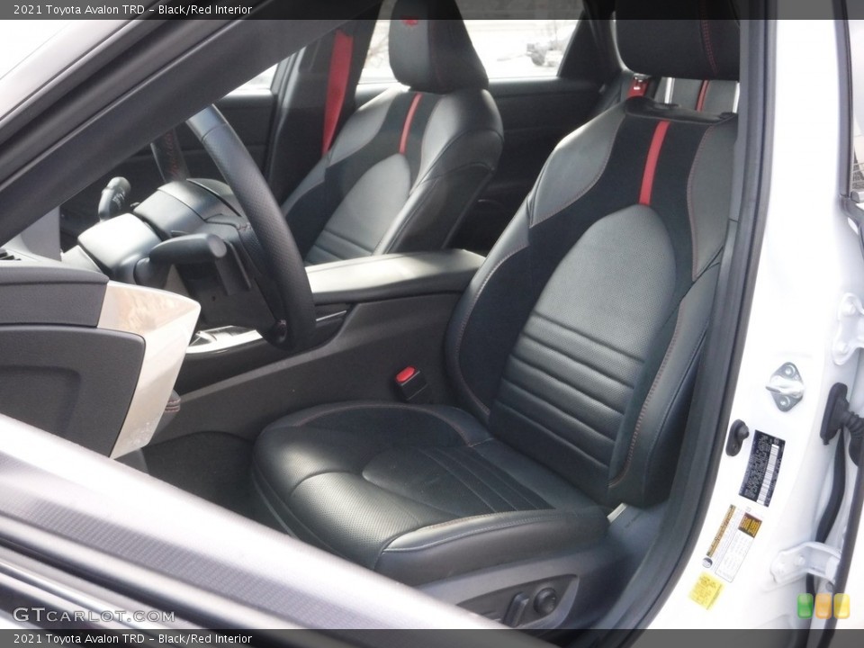 Black/Red Interior Photo for the 2021 Toyota Avalon TRD #145527341