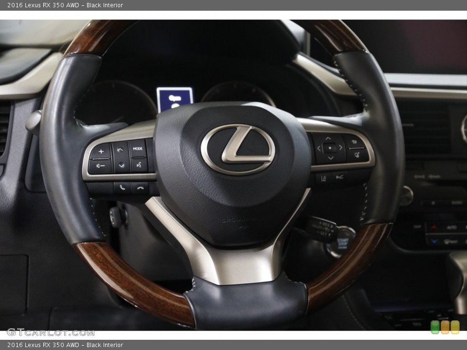 Black Interior Steering Wheel for the 2016 Lexus RX 350 AWD #145527755