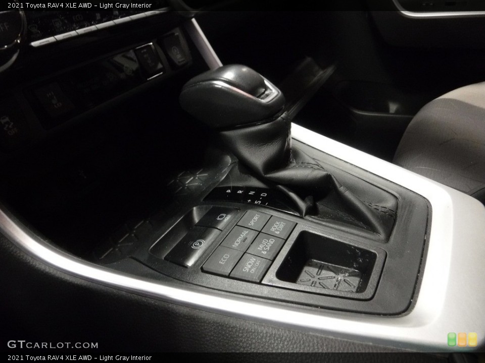 Light Gray Interior Transmission for the 2021 Toyota RAV4 XLE AWD #145528100