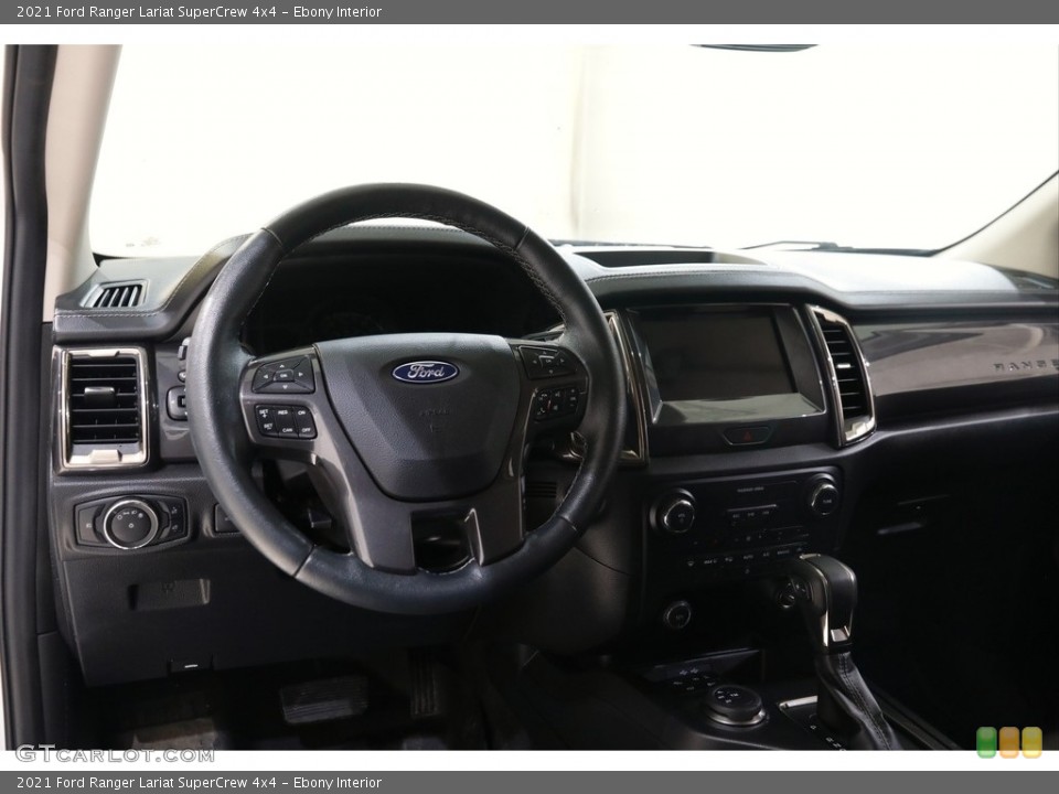 Ebony Interior Dashboard for the 2021 Ford Ranger Lariat SuperCrew 4x4 #145529321