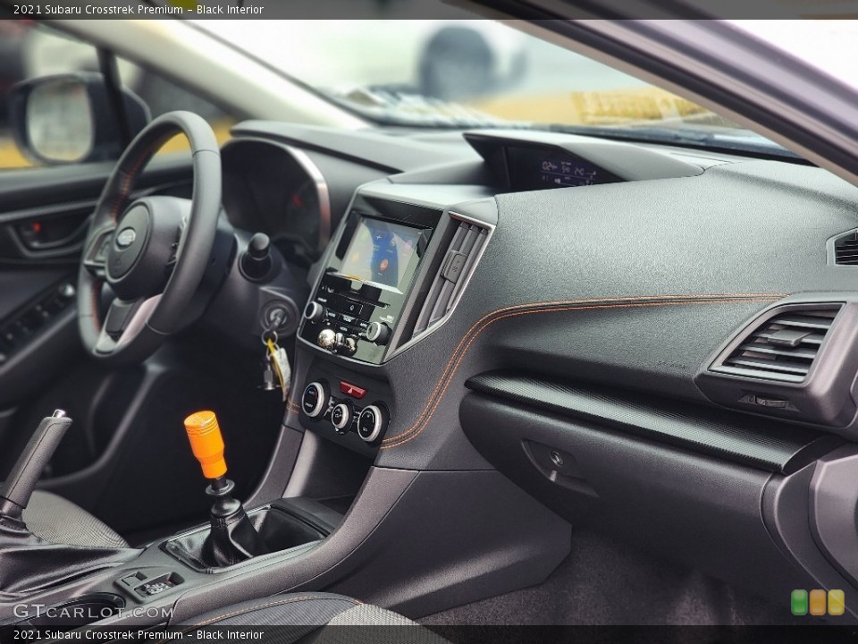 Black Interior Dashboard for the 2021 Subaru Crosstrek Premium #145530071