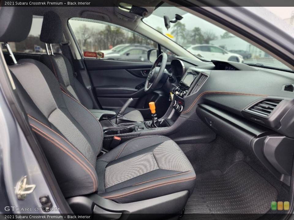Black Interior Front Seat for the 2021 Subaru Crosstrek Premium #145530095