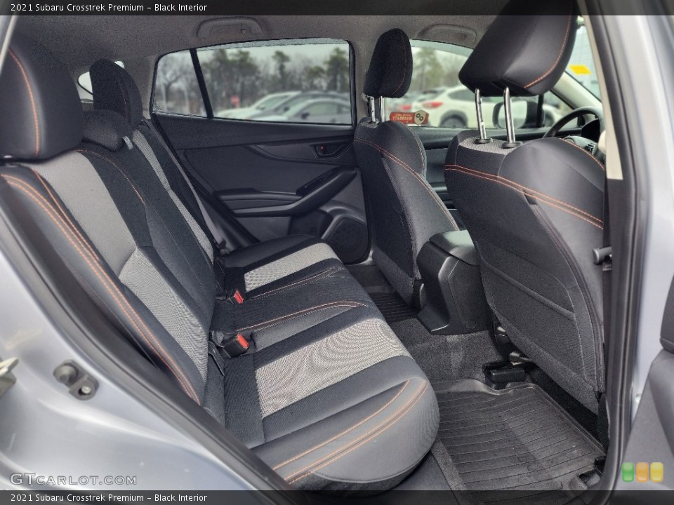 Black Interior Rear Seat for the 2021 Subaru Crosstrek Premium #145530110