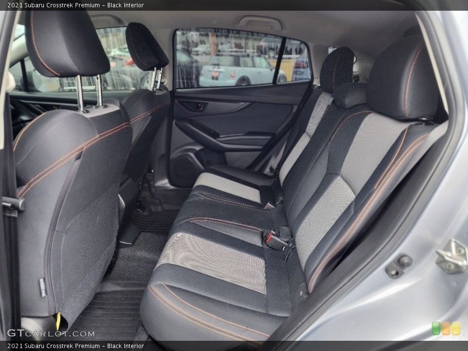 Black Interior Rear Seat for the 2021 Subaru Crosstrek Premium #145530194