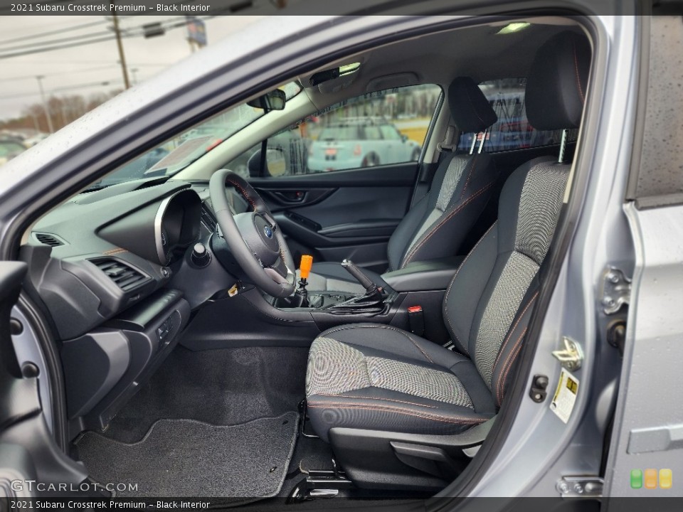Black Interior Front Seat for the 2021 Subaru Crosstrek Premium #145530275