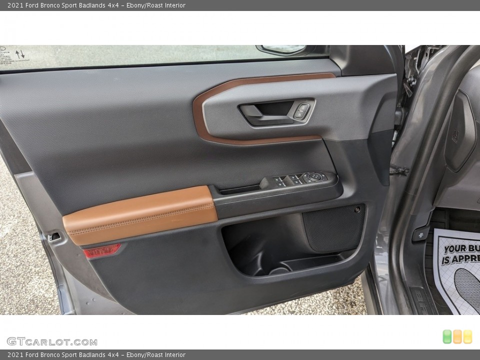 Ebony/Roast Interior Door Panel for the 2021 Ford Bronco Sport Badlands 4x4 #145530332