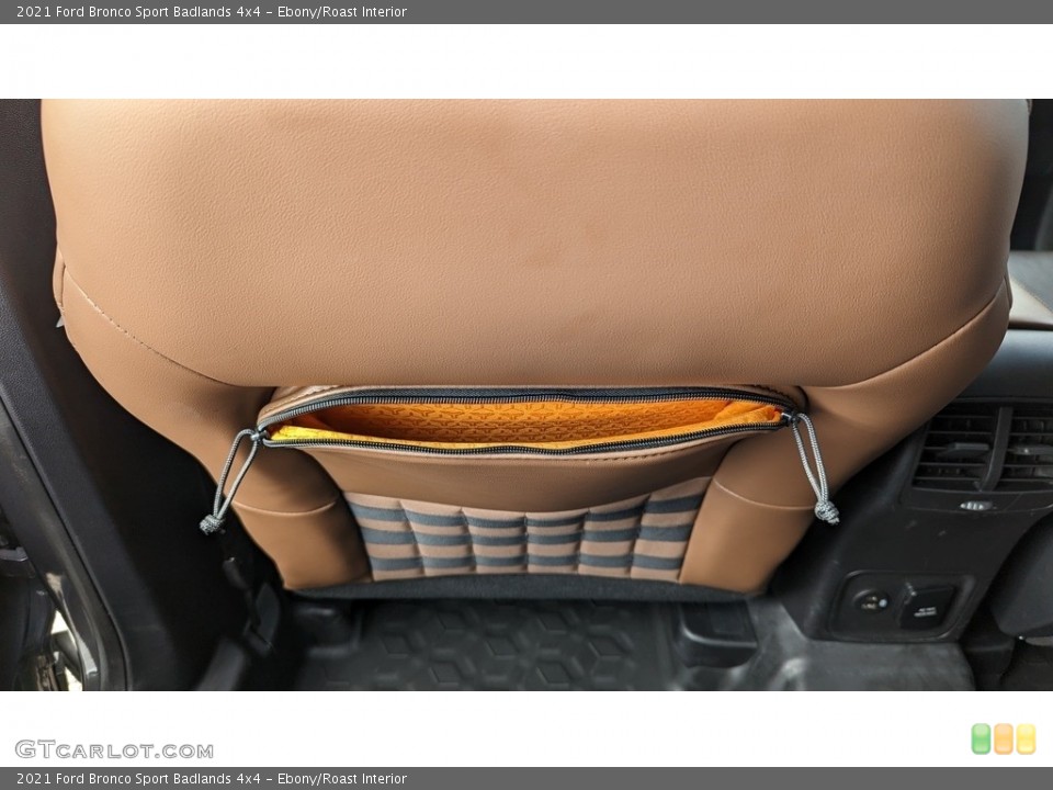Ebony/Roast Interior Rear Seat for the 2021 Ford Bronco Sport Badlands 4x4 #145530398