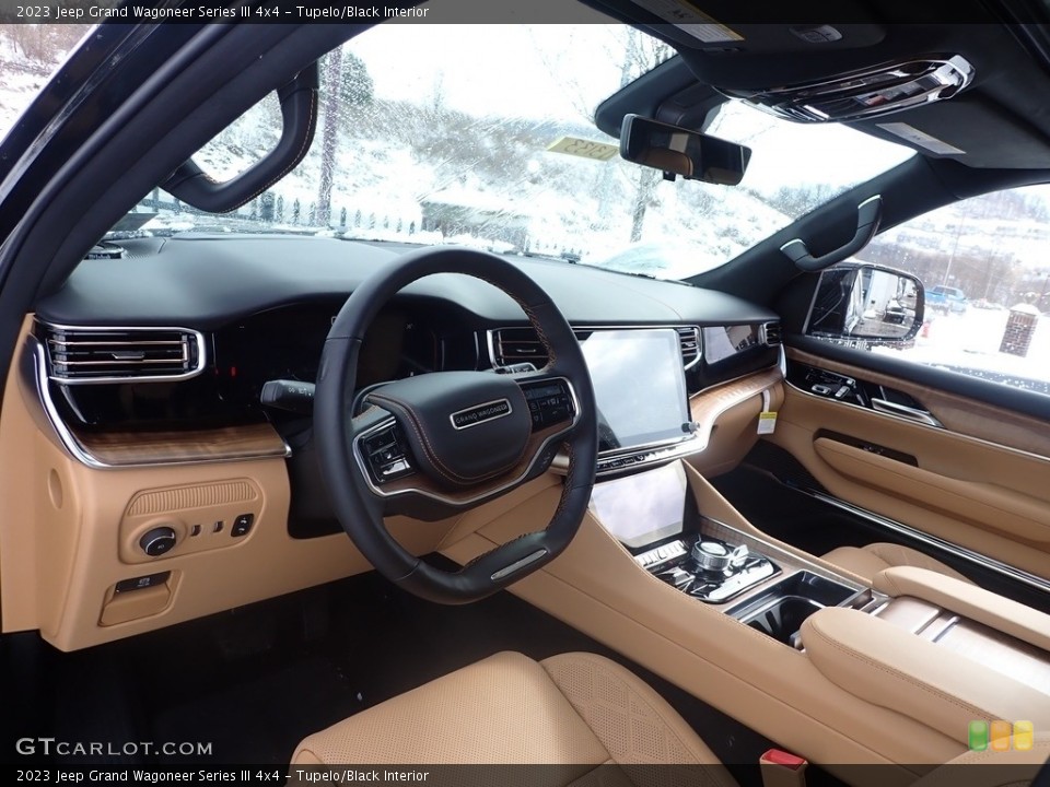 Tupelo/Black 2023 Jeep Grand Wagoneer Interiors
