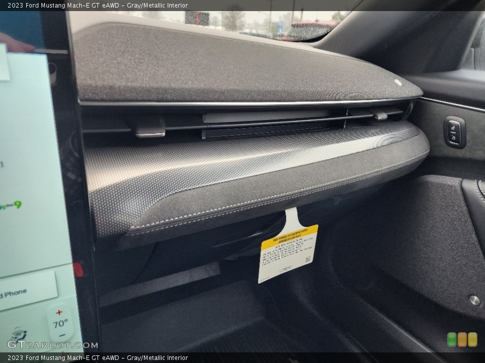 Gray/Metallic Interior Dashboard for the 2023 Ford Mustang Mach-E GT eAWD #145532451