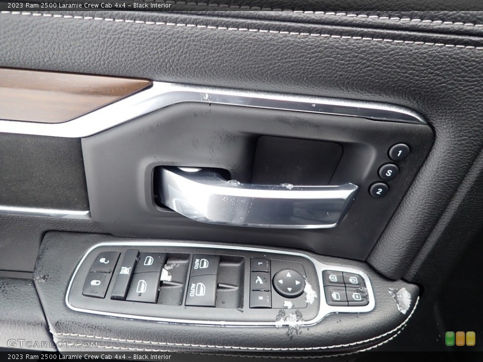 Black Interior Door Panel for the 2023 Ram 2500 Laramie Crew Cab 4x4 #145532805