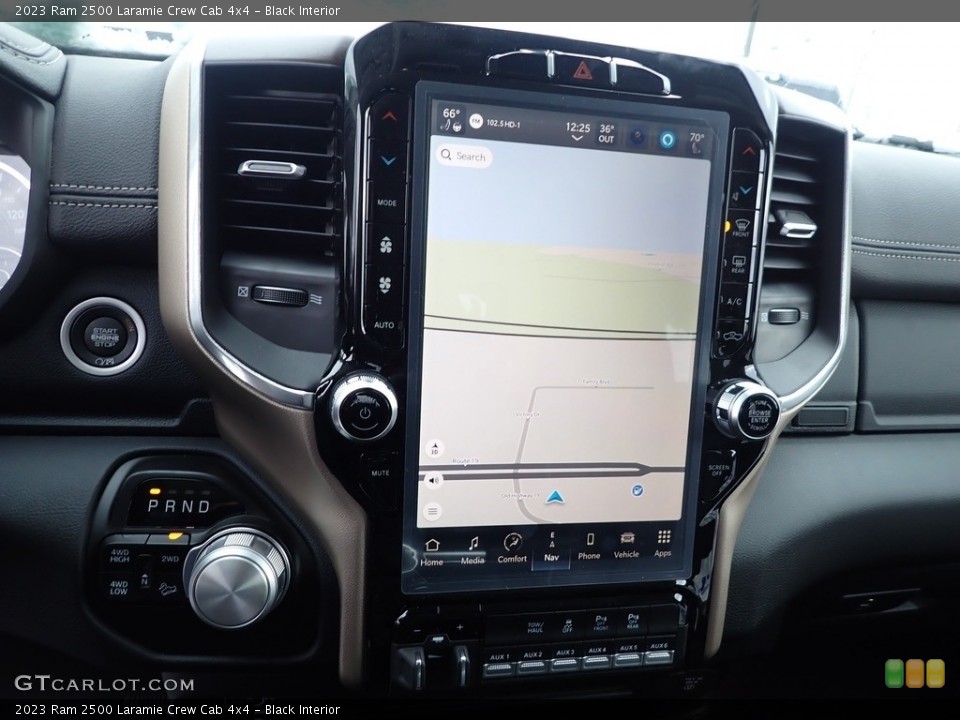 Black Interior Navigation for the 2023 Ram 2500 Laramie Crew Cab 4x4 #145532940
