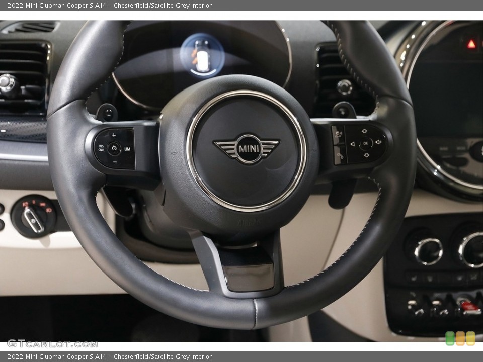 Chesterfield/Satellite Grey Interior Steering Wheel for the 2022 Mini Clubman Cooper S All4 #145533066