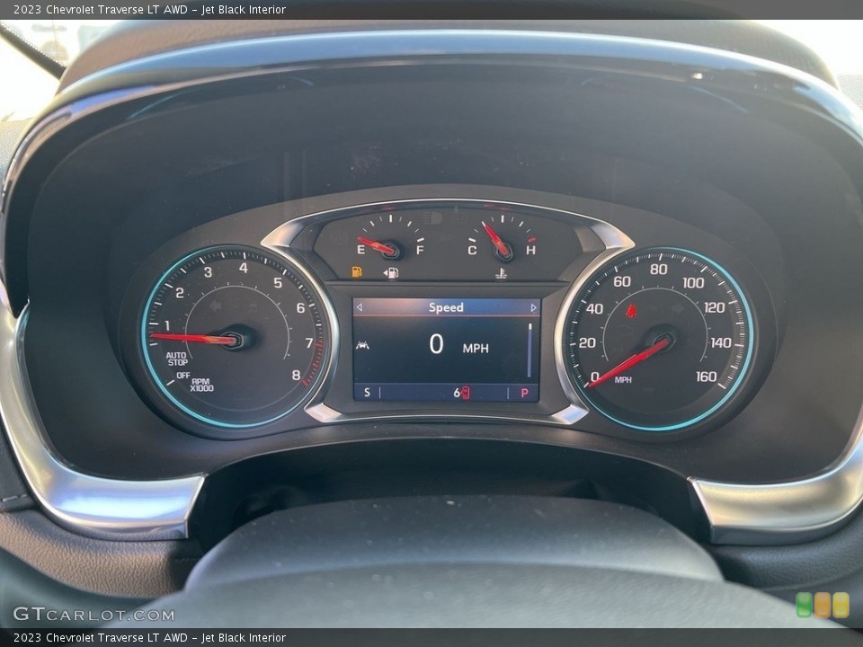 Jet Black Interior Gauges for the 2023 Chevrolet Traverse LT AWD #145536723