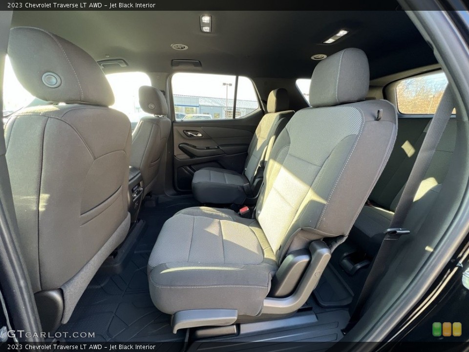 Jet Black Interior Rear Seat for the 2023 Chevrolet Traverse LT AWD #145536783