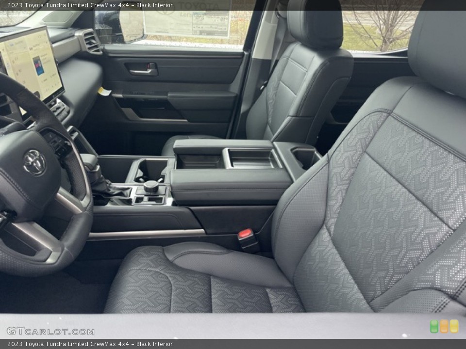 Black Interior Photo for the 2023 Toyota Tundra Limited CrewMax 4x4 #145537396