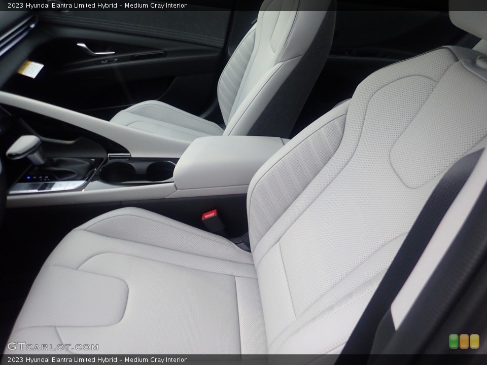 Medium Gray Interior Front Seat for the 2023 Hyundai Elantra Limited Hybrid #145537459
