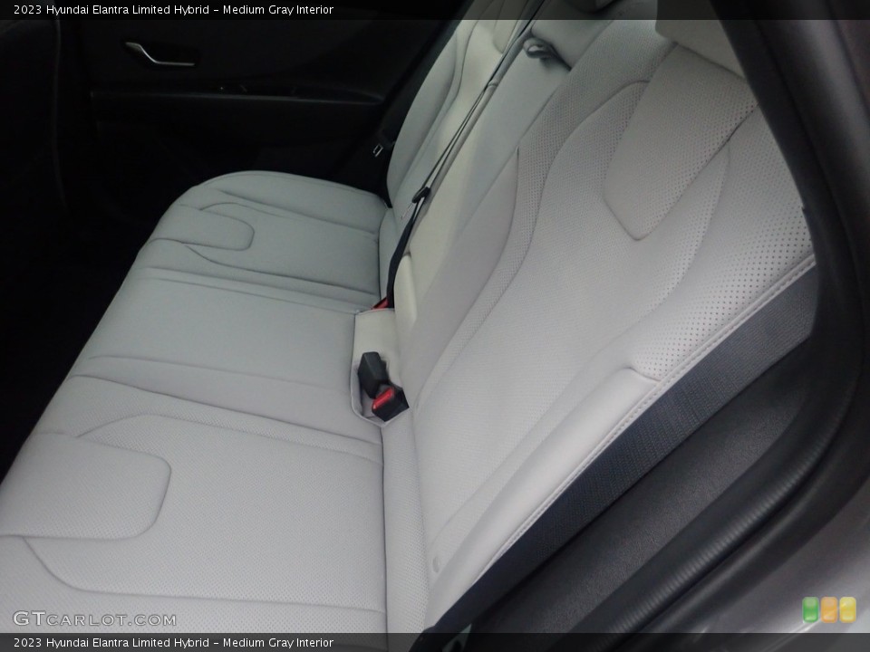 Medium Gray Interior Rear Seat for the 2023 Hyundai Elantra Limited Hybrid #145537486