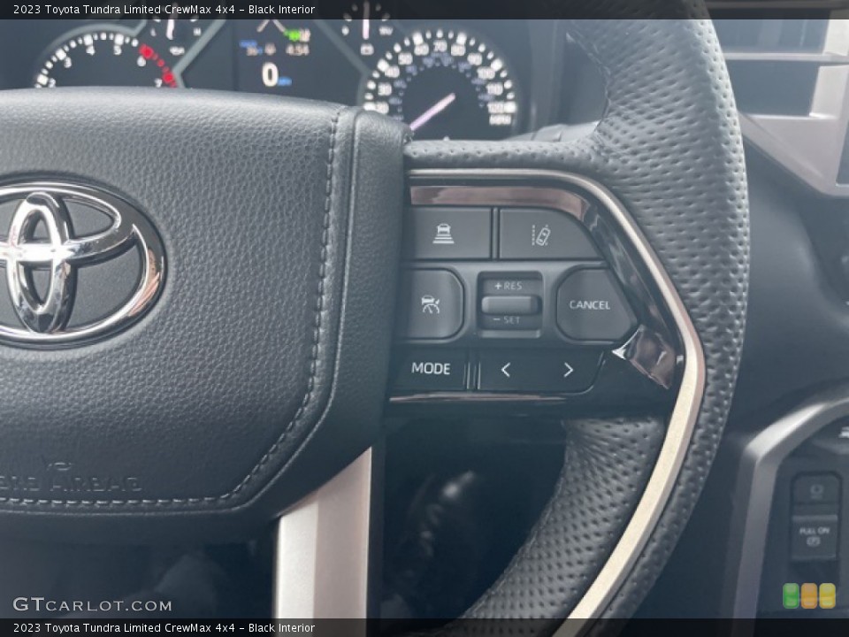 Black Interior Steering Wheel for the 2023 Toyota Tundra Limited CrewMax 4x4 #145537663
