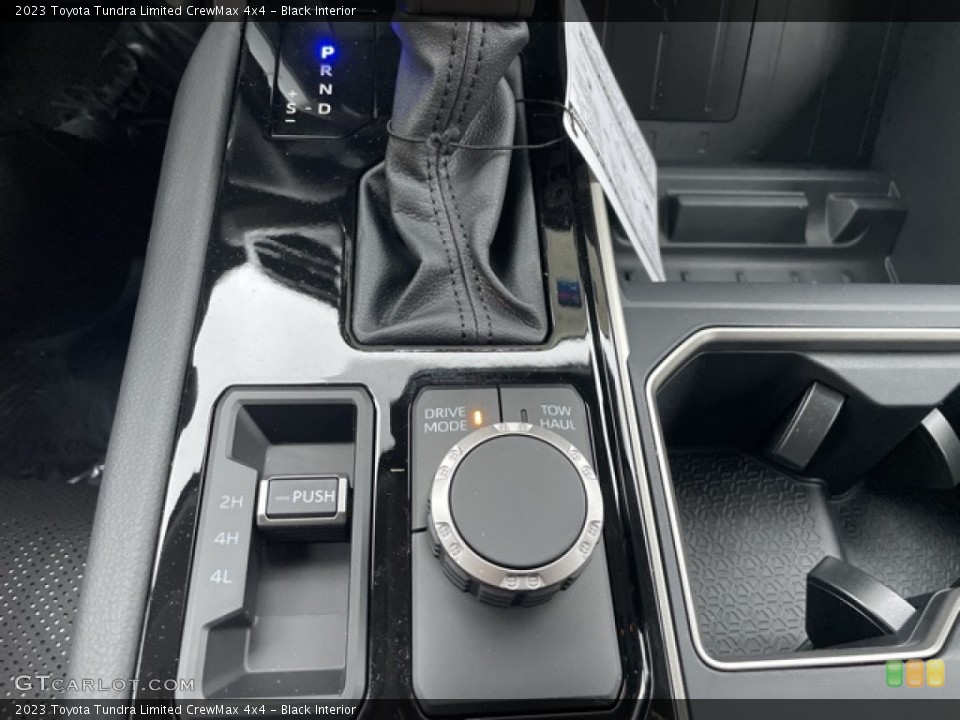 Black Interior Controls for the 2023 Toyota Tundra Limited CrewMax 4x4 #145537681
