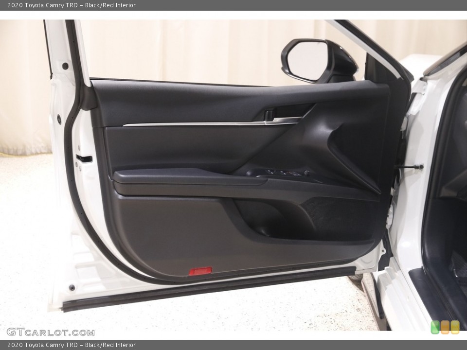Black/Red Interior Door Panel for the 2020 Toyota Camry TRD #145537795