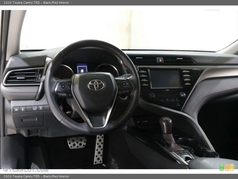 Black/Red Interior Dashboard for the 2020 Toyota Camry TRD #145537834